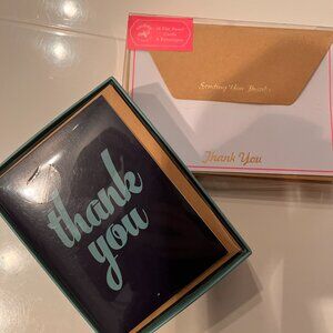 Thank You Cards (2 boxes / Preppy)‎